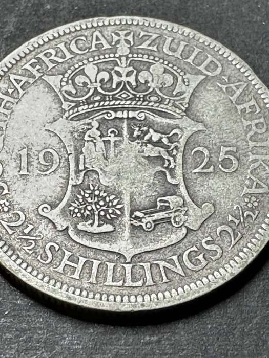 1925 2 1/2 shilling union of SA coin