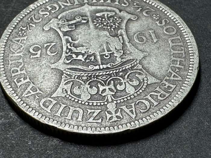 1925 2 1/2 shilling union of SA coin