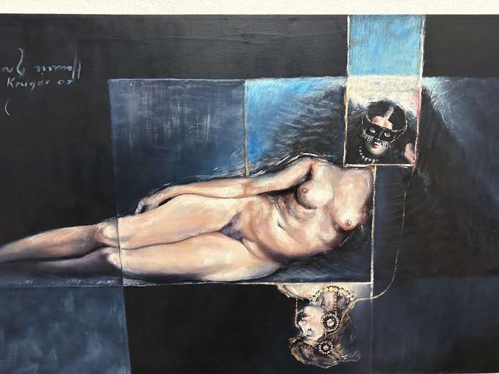 Hennie Kruger Nude Oil Painting