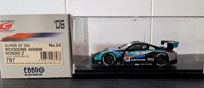 Ebbro Woodone Advan Nissan 350Z GT500 2006 1/43