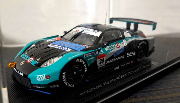 Ebbro Woodone Advan Nissan 350Z GT500 2006 1/43