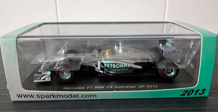 Spark Mercedes F1 W04 Nico Rosberg Australia 2013 1/43
