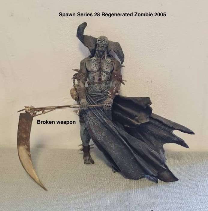 McFarlane Toys Spawn Series 28 Regenerated 2005 Zombie - Please READ DESCRIPTION