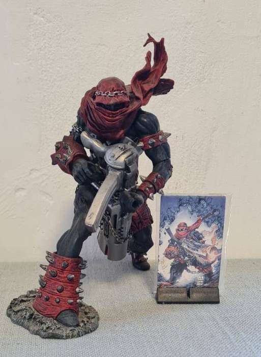 DESERT WARRIOR SPAWN FIGURE MCFARLANE TOYS THE ART OF SPAWN SERIES 27 - Please READ DESCRIPTION