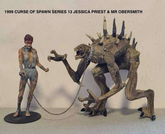 Curse of the Spawn Jessica Priest & Mr. Obersmith Series 13 McFarlane - READ DESCRIPTION