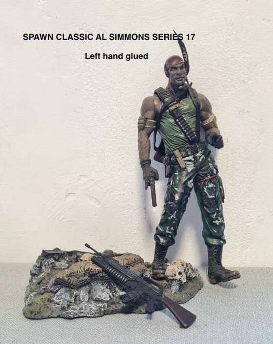 McFarlane Toys AL SIMMONS Spawn Classic Series 17 - READ DESCRIPTION