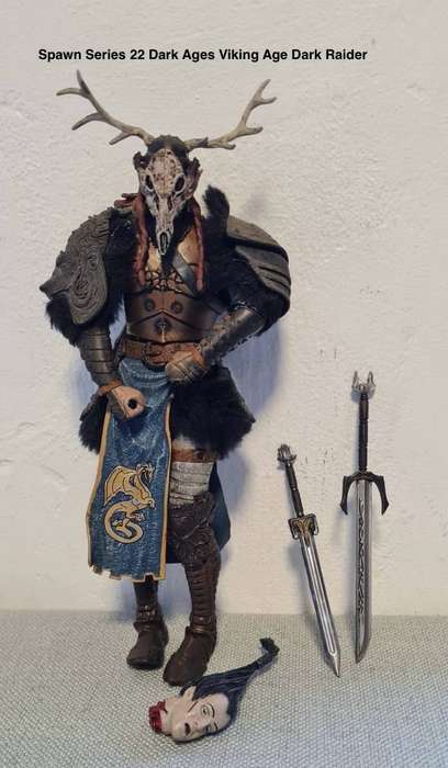 McFarlane The Viking Age Dark Raider Spawn Series 22 2002