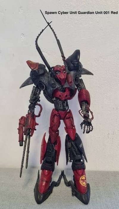 cuber unit Spawn Action Figure 2008 McFarlane Toys Classics red - READ DESCRIPTION