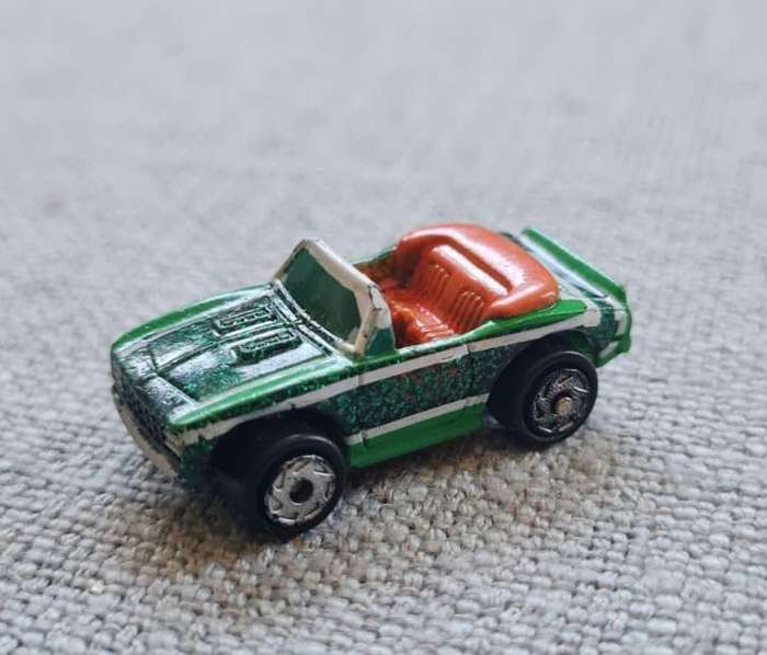 Micro Machines Chevrolet Camaro Green 68 Chevy Convertible Galoob Vintage
