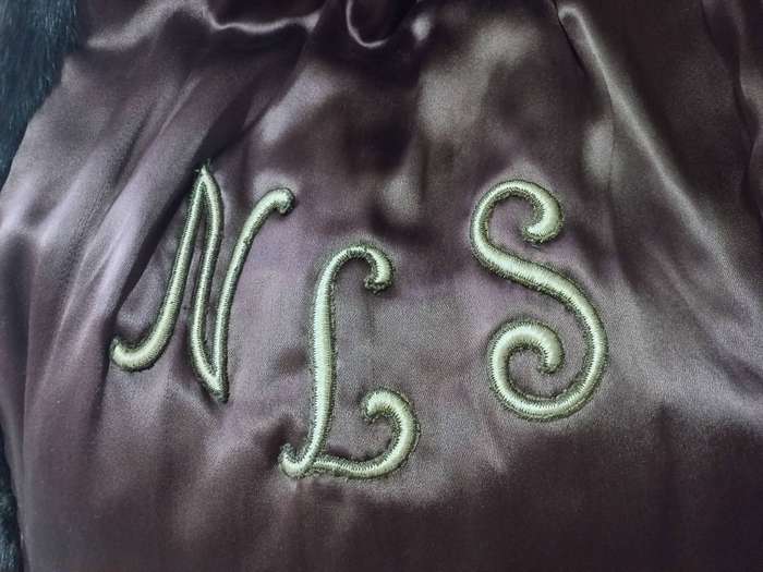 Mink jacket with wrap/stole