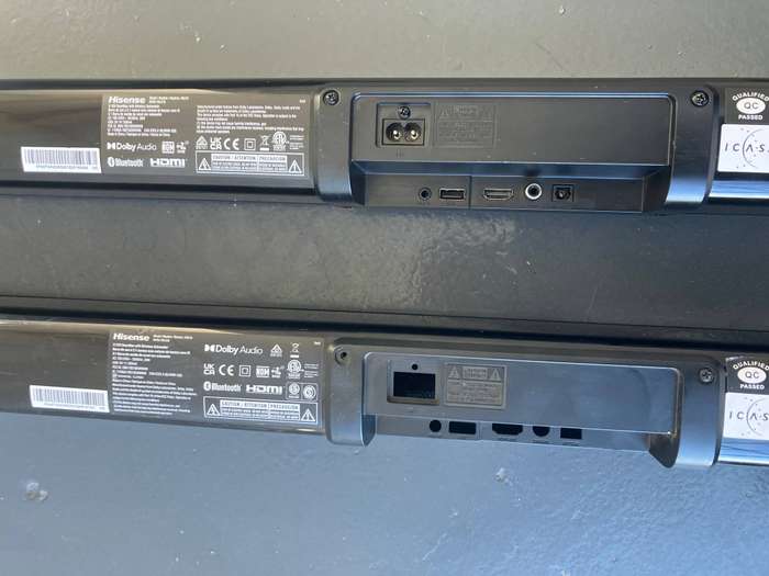 2x Hisense sound bars-bargain