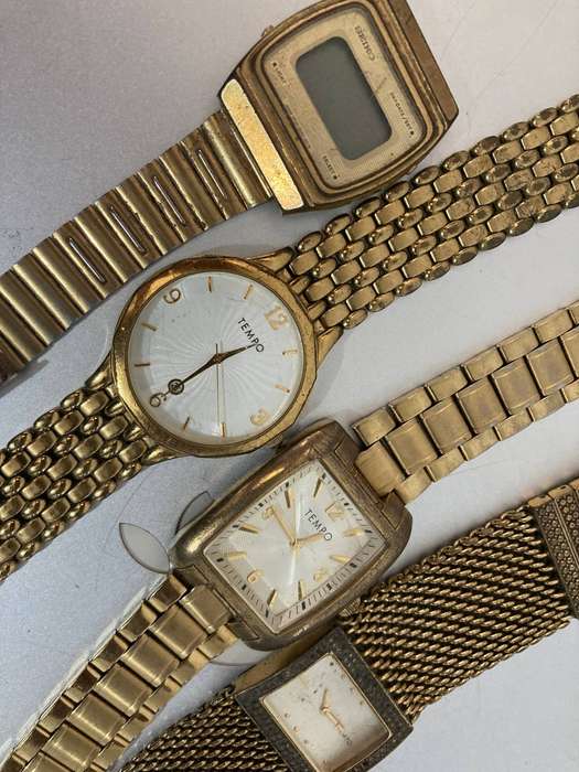 Tempo Watches etc lot for parts or repair - Sell as is