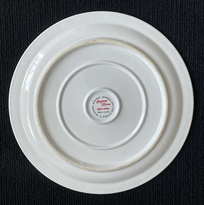 VINTAGE RETRO PIZZA SERVING PLATE 30.5CM
