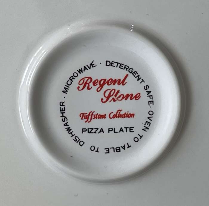VINTAGE RETRO PIZZA SERVING PLATE 30.5CM