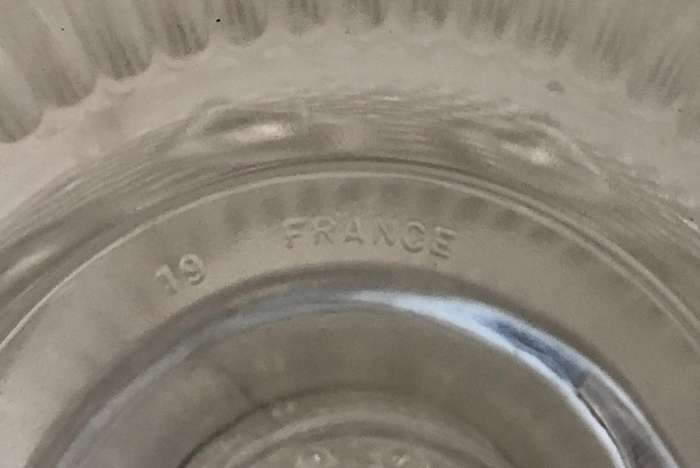 FRENCH LARGE CAKE DOME WITH CUT GLASS PLATE IN IMMACULATE CONDITION