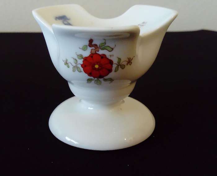 WIEN AUGARTEN VIENNA PORCELAIN FINE CHINA TRAY WITH CANDLEHOLDER AND PEAR CANDLE
