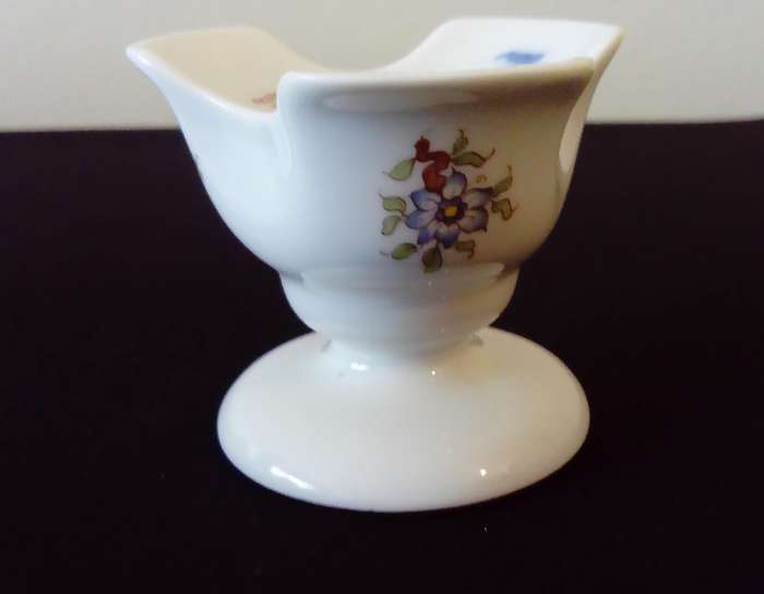 WIEN AUGARTEN VIENNA PORCELAIN FINE CHINA TRAY WITH CANDLEHOLDER AND PEAR CANDLE