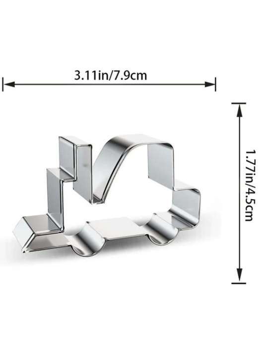 Stainless Steel Cookie Cutter  Durable, Food-Safe, -  Baking, Fondant, Sandwich & Craft - Forklift