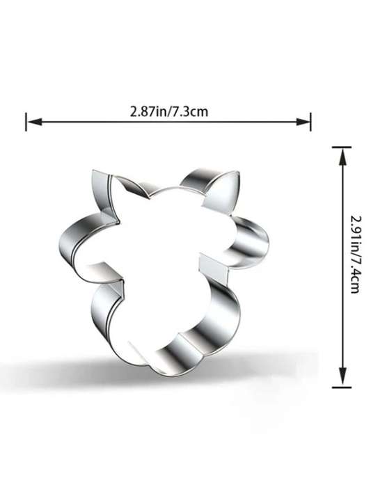 Stainless Steel Cookie Cutter  Durable, Food-Safe, -  Baking, Fondant, Sandwich & Craft - Cow