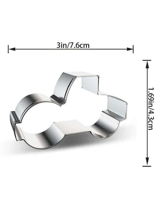 Stainless Steel Cookie Cutter  Durable, Food-Safe, -  Baking, Fondant, Sandwich & Craft - Tractor