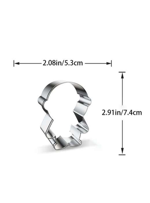 Stainless Steel Cookie Cutter  Durable, Food-Safe, -  Baking Fondant Sandwich & Craft - Astronaut