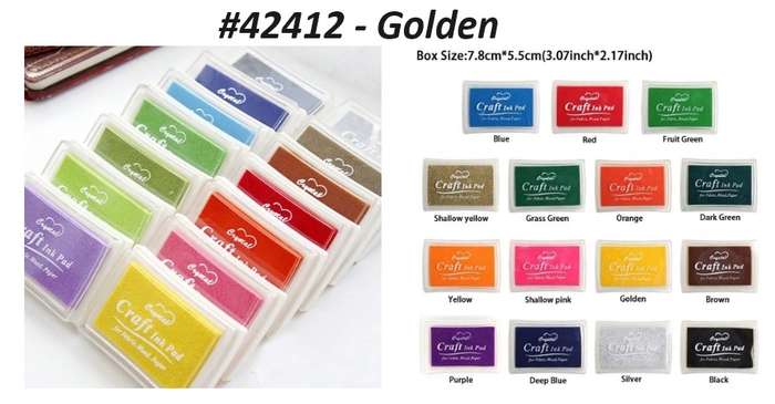 Card-making supplies - Craft Ink - Golden
