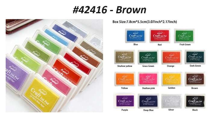 Card-making supplies - Craft Ink - Brown
