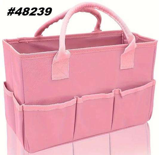 Craft Bag / Bible Journal Tote / Garden Bag - Pink