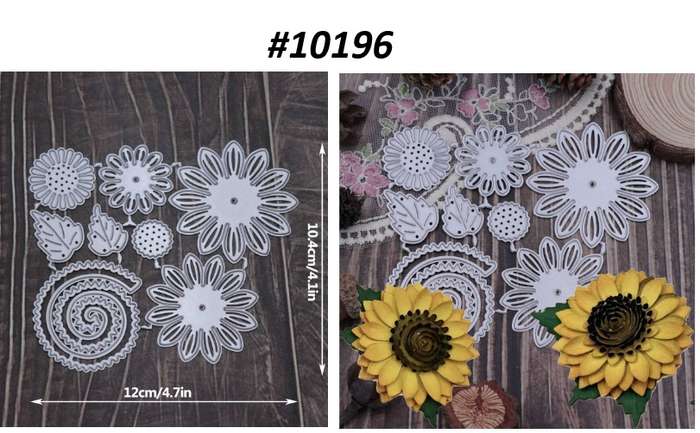 Cuttlebug - Die - Sunflower Petals  - card-making / Scrapbooking
