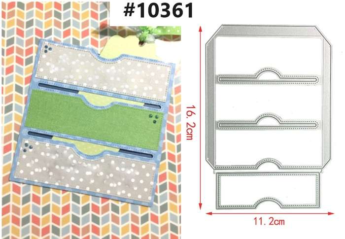 Cuttlebug - Die - Multi Pocket  - card-making / Scrapbooking