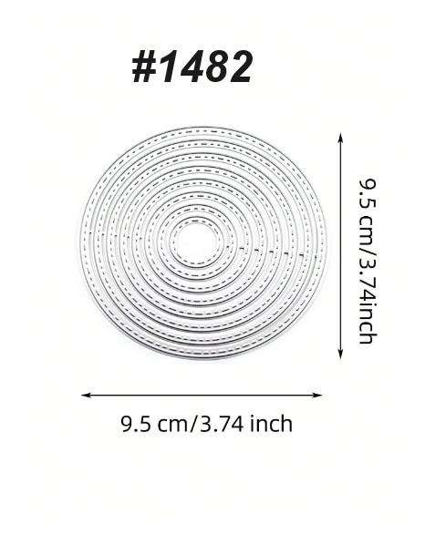 Cuttlebug - Die - Nested Circles - Card-making Craft-making Scrapbooking