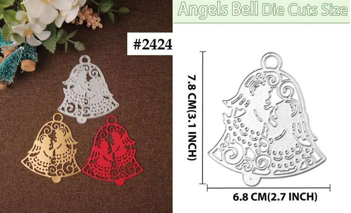 Cuttlebug - Die - Angel Bell - Card-making Craft-making Scrapbooking