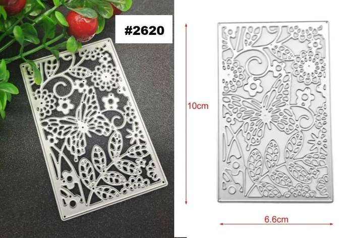 Cuttlebug - Die - Butterfly Panel - Card-making Craft-making Scrapbooking