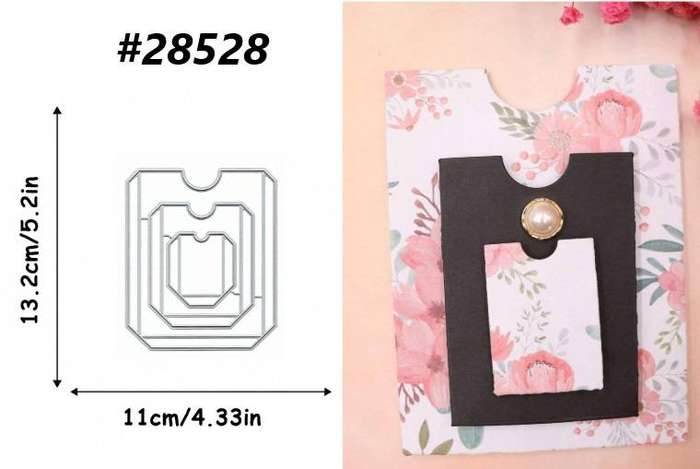 Cuttlebug - Die - Pick a pocket (set of 3) - Card-making Craft-making Scrapbooking