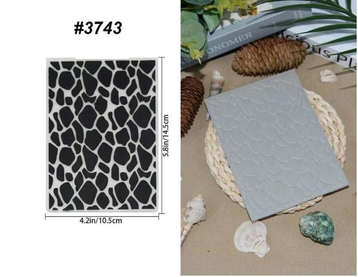 Embossing Folder - Animal Print- cardmaking
