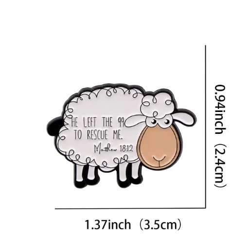 Enamel pin - He left the 99