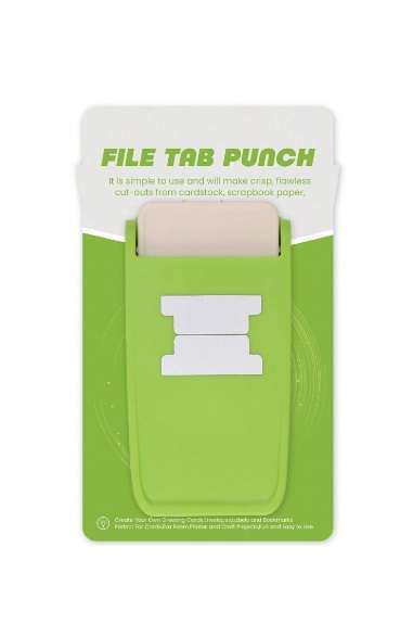 File Tab Paper Punch - cardmaking / scrapbook
