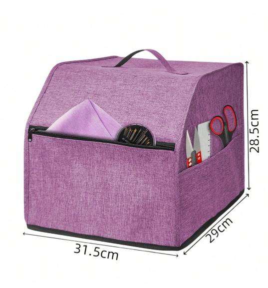 Sewing Machine Cover - Dustproof & Waterproof -  Grey - Overlocker