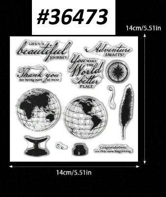 Clear stamps for card making - Stamp -  Adventure Awaits