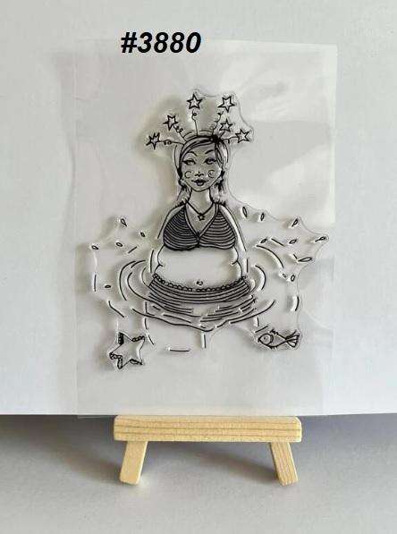 Clear stamps for card making - Stamp - Water Queen - Scrapbooking