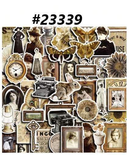 Scrapbooking supplies / Scrapbooking embellishment - Sticker -Monday Memories - 50 piece