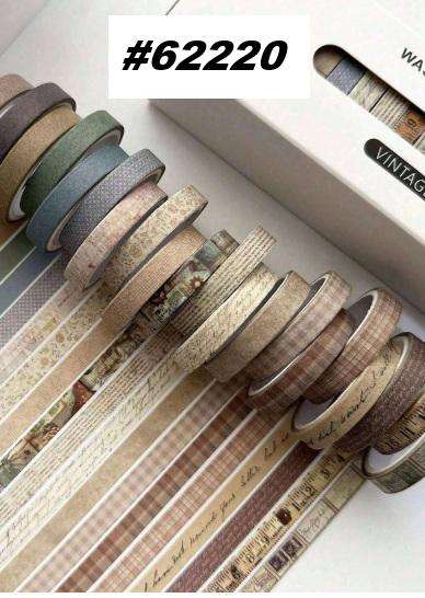 Washi Tape - Banbury - (20 Rolls)