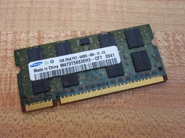2gb ddr2 -Samsung M470T5663EH3-CF7 2GB DDR2 PC2-6400 800MHz 200 pin DDR2 SODIMM