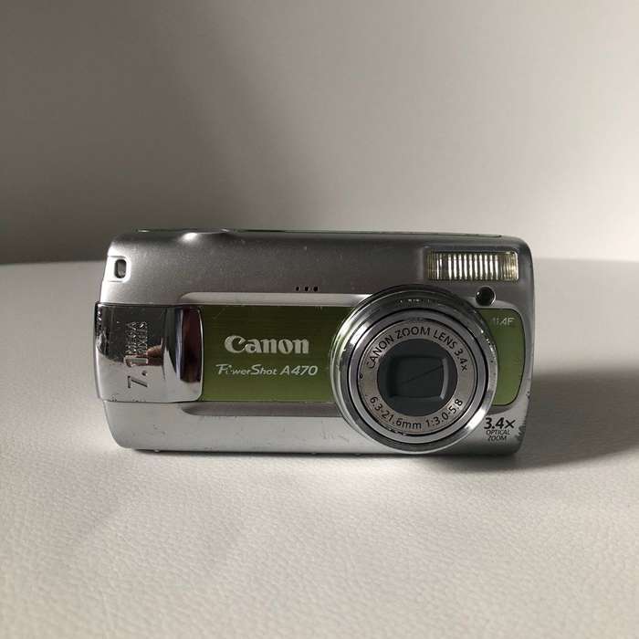 Canon PowerShot A470 7.1MP Digital Camera with 3.4x Optical Zoom (Gray)