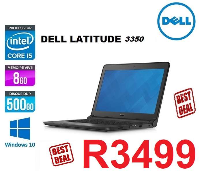 Dell LAPTOP  Latitude 3350 13.3-inch Laptop, Intel Core i5, 8GB RAM, 500GB HDD, Win10
