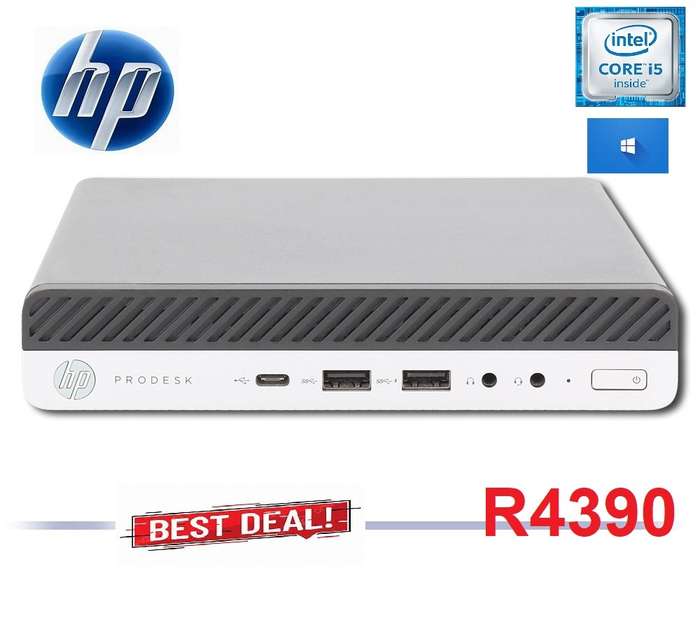 HP ProDesk 600 G3 DM Mini Desktop Computer PC | Core i5 6700T 6th Gen 2.8Ghz | 8GB RAM | 256GB SSD