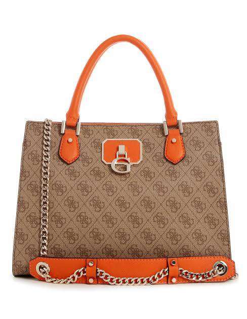 Guess Alisa Girlfriend Latte Handbag