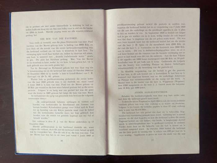 EEUFEES GEDENKBOEK N.G. GEMEENTE RICHMOND, K.P.