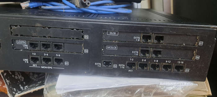 Panasonic NS500 PABX System with Switchboard and Cordless Dect Phones