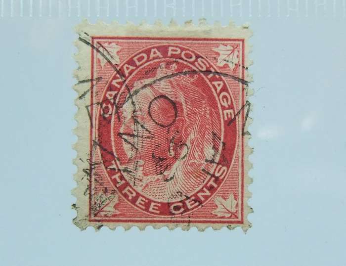 UNDER R100 -Antique / Vintage postage stamp - Canada postage 3 cents